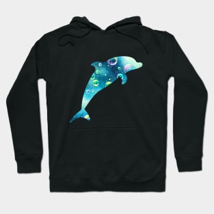 Bubble Dolphin Hoodie